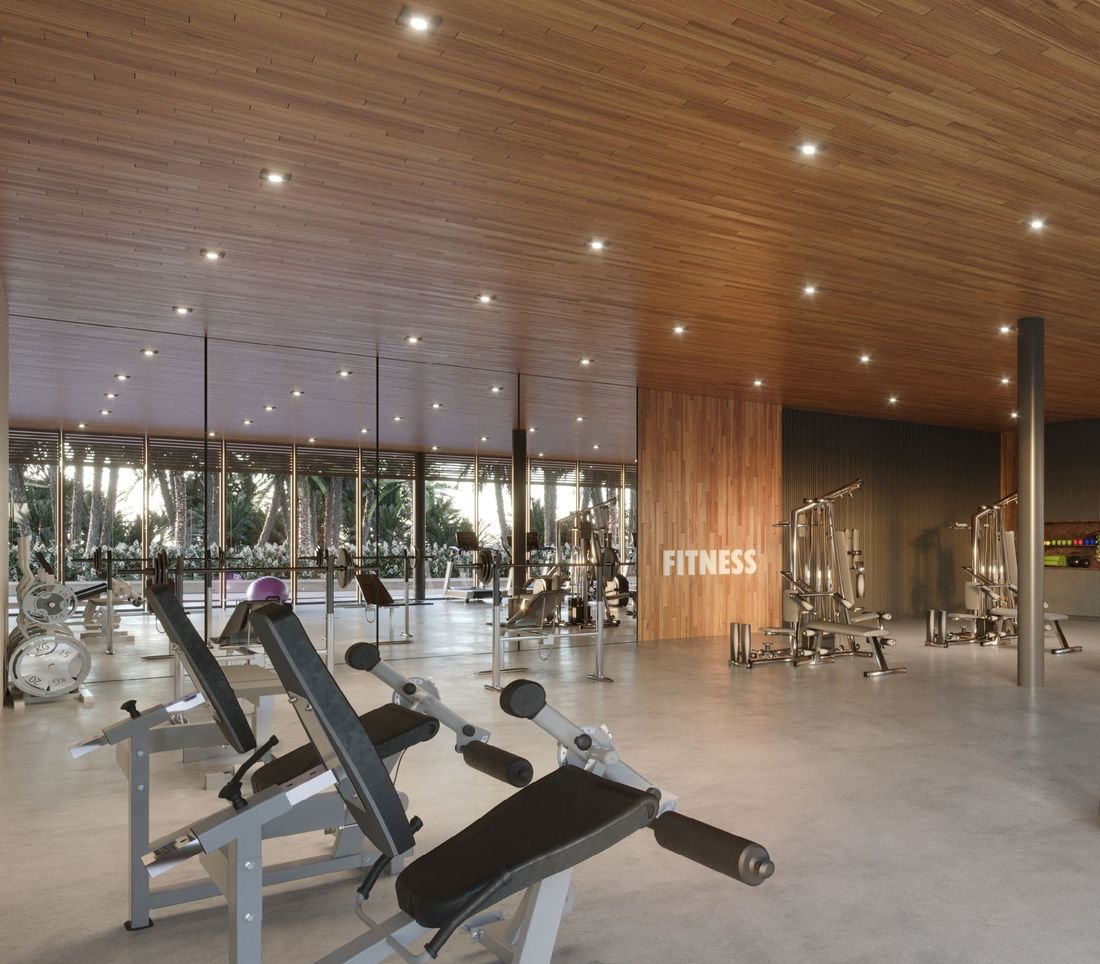 Fitness club climatizado